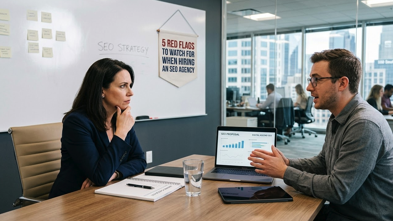 5 Red Flags to Watch for When Hiring an SEO Agency