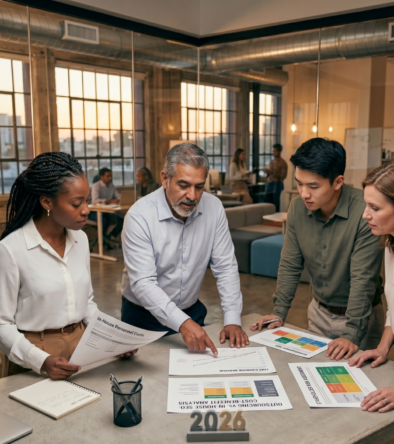 Outsourcing vs. In-House SEO: A Cost-Benefit Analysis for Stakeholders