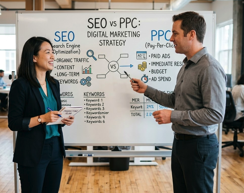 SEO vs. PPC: Comparing Long-Term ROI and Short-Term Gains