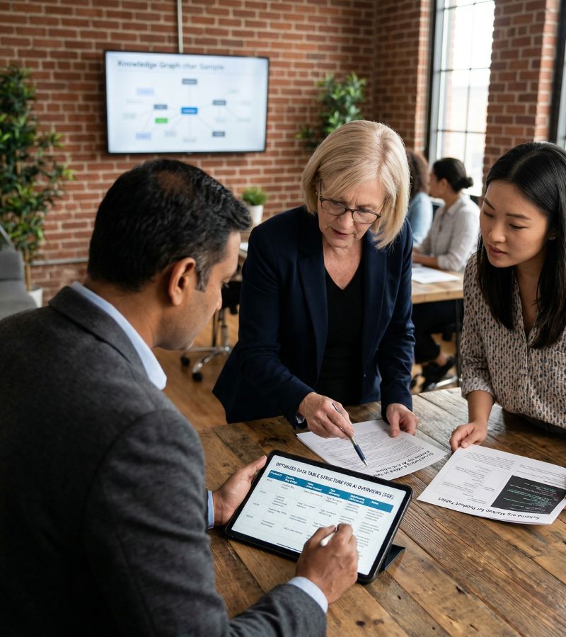 How to Structure Data Tables for AI Overview Extraction