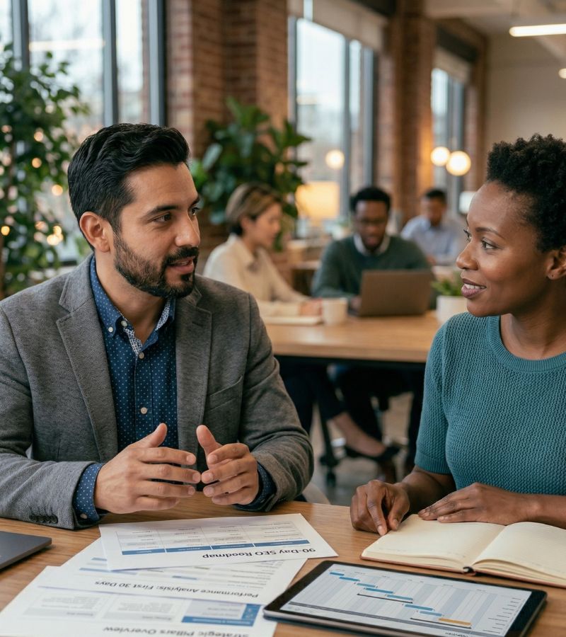 What to Expect in the First 90 Days of an SEO Partnership